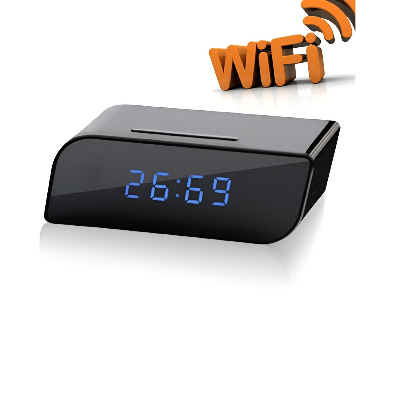 Table Clock with hidden HD Camera