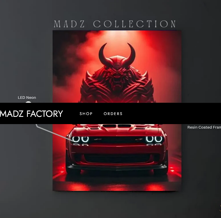 Dodge Challenger Front DRLs White Light | Resin Neon Frame | 4k Premium