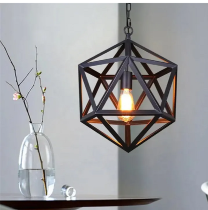 New Hexagon Lamp Geometric Light Hanging Light Fancy