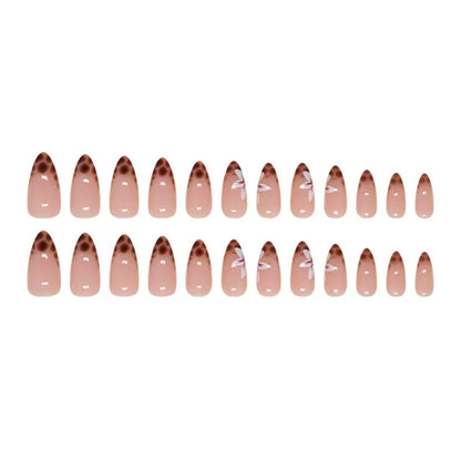 Leopard Glow Nails Set